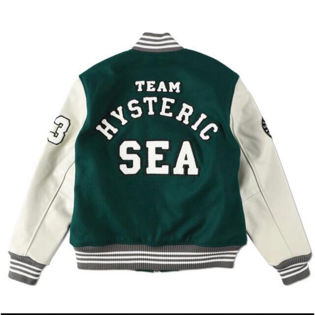 HYSTERIC GLAMOUR(ヒステリックグラマー)のWIND AND SEA HYSTERIC GLAMOUR スタジャン メンズのジャケット/アウター(スタジャン)の商品写真