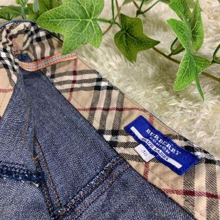 BURBERRY BLUE LABEL - バーバリーブルーレーベル 膝丈デニムスカート