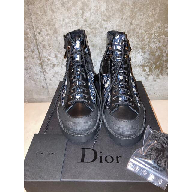 Dior(ディオール)のディオールDiorメンズブーツ　42 27センチ メンズの靴/シューズ(ブーツ)の商品写真