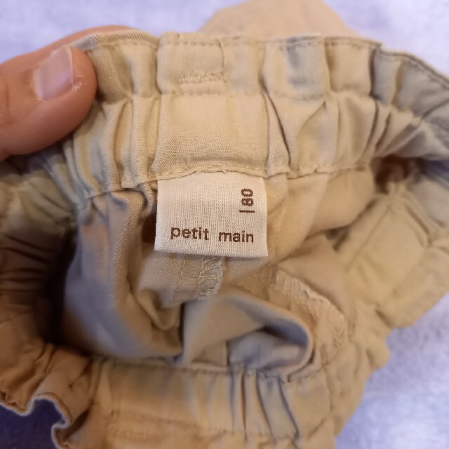 petit main(プティマイン)のプティマイン　ショートパンツ　80cm キッズ/ベビー/マタニティのベビー服(~85cm)(パンツ)の商品写真