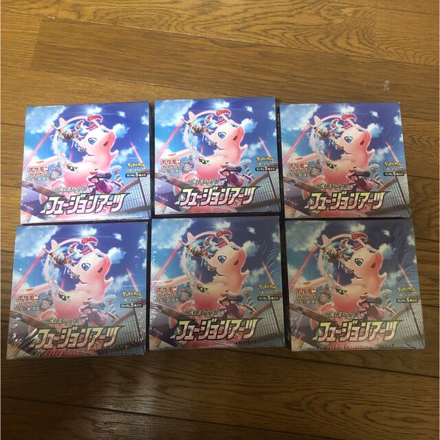 ポケモンカード フュージョンアーツ 6box