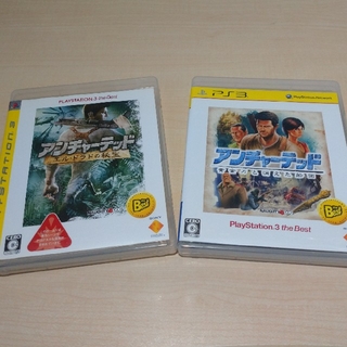 プレイステーション3(PlayStation3)のアンチャーテッド エル・ドラドの秘宝、黄金刀と消えた船団　セット　PS3(家庭用ゲームソフト)