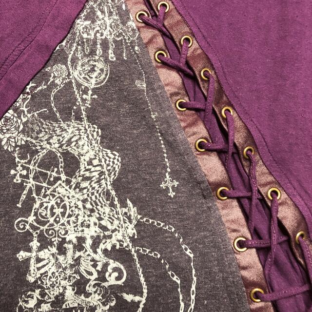ozz croce 薔薇刺繍入り 長袖カットソー & スカート オッズオン-