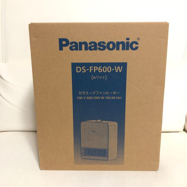 Panasonic セラミックファンヒーター DS-FP600-W 新品未開封 の通販 by miyu❤︎'s shop｜ラクマ