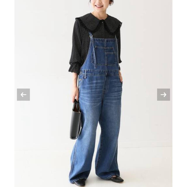 SLOBE IENA(スローブイエナ)のLE DENIM オーバーオール レディースのパンツ(サロペット/オーバーオール)の商品写真