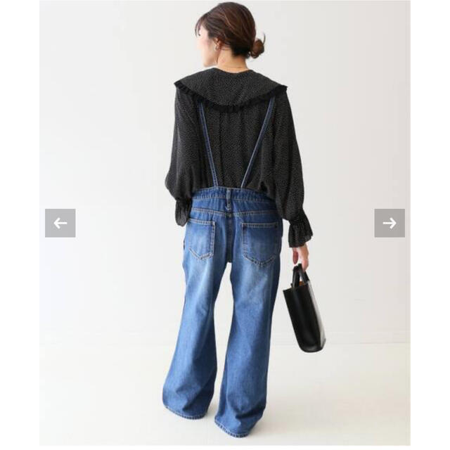 SLOBE IENA(スローブイエナ)のLE DENIM オーバーオール レディースのパンツ(サロペット/オーバーオール)の商品写真