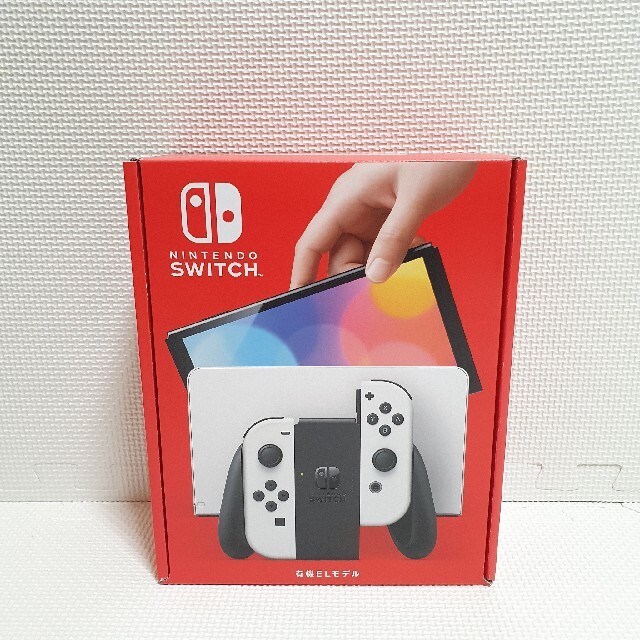 Nintendo Switch(ニンテンドースイッチ)のNintendo Switch 有機ELモデル ホワイト 新型Switch エンタメ/ホビーのゲームソフト/ゲーム機本体(携帯用ゲーム機本体)の商品写真