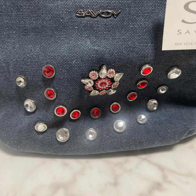 SAVOY(サボイ)のサボイ　ハンドバッグ　デニム素材 レディースのバッグ(ハンドバッグ)の商品写真