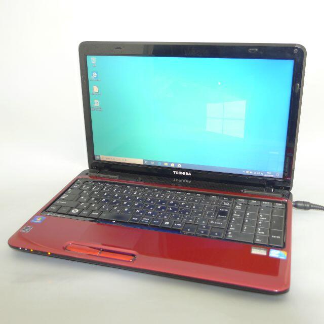 赤色 ノートPC T350/36AR 4GB 500G RW 無線