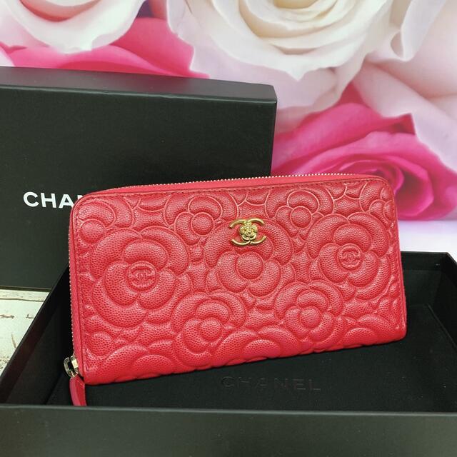 ✿︎専用＊CHANEL シャネル カメリア ラウンドジップ 長財布