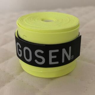 GOSEN グリップテープ 1個 フラッシュイエロー テニス ゴーセン 蛍光黄色(その他)