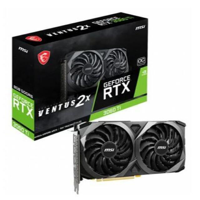 【新品未開封】GeForce RTX 3060 Ti VENTUS 2X 8Gグラボ