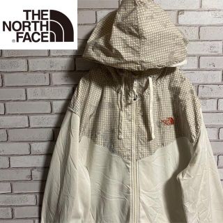 ザノースフェイス(THE NORTH FACE)の90s 古着 ノースフェイス XL 刺繍ロゴ ナイロンパーカー ビッグシルエット(マウンテンパーカー)