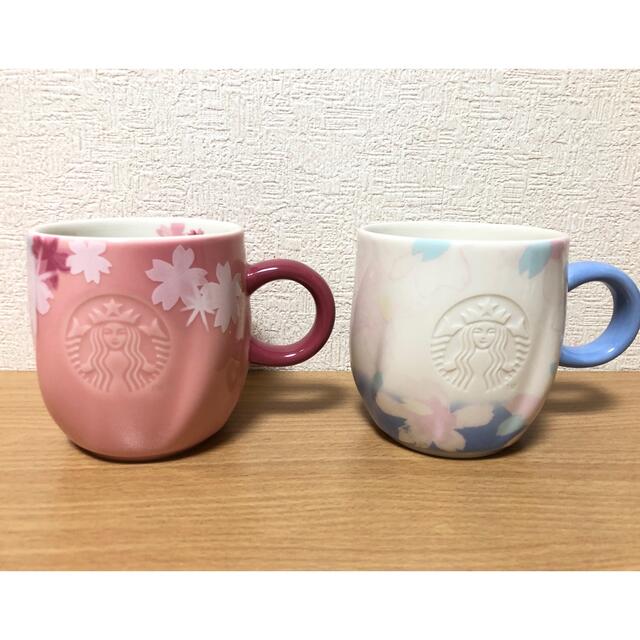 Starbucks Coffee(スターバックスコーヒー)のスターバックス 2019 サクラ マグカップ セット キッズ/ベビー/マタニティの授乳/お食事用品(マグカップ)の商品写真