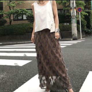 アメリヴィンテージ(Ameri VINTAGE)のAmeri　MOTIF PENCIL SKIRT(ロングスカート)