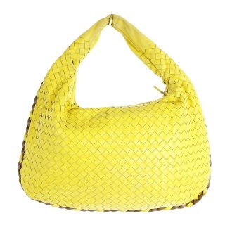 ボッテガヴェネタ(Bottega Veneta)のボッテガヴェネタ イントレチャート トートバッグ レザー 黄 15653(トートバッグ)