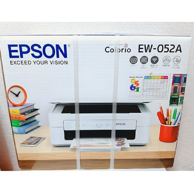 EPSON(エプソン)のEPSON　エプソン プリンター  カラ EW-052A　インク欠品 スマホ/家電/カメラのPC/タブレット(PC周辺機器)の商品写真