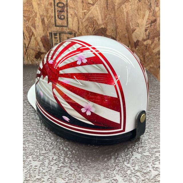 新品 送料無料 カスタムコルク半 富士日章 ゴーストフレア 白赤ラメ