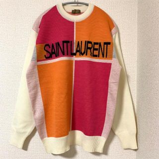 Saint Laurent - 新品同様 イヴ・サンローラン ニット ピンク ...