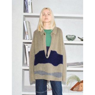 エムエムシックス(MM6)のsoduk drawing knit brown(ニット/セーター)