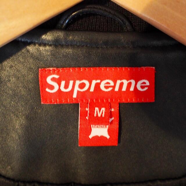 Supreme(シュプリーム)のsupreme    シュプリーム   スタジャン　レザージャケット　本革 メンズのジャケット/アウター(スタジャン)の商品写真