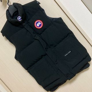 カナダグース(CANADA GOOSE)のCANADA GOOSE/カナダグース ダウンベスト 黒(ダウンベスト)