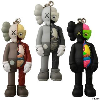 メディコムトイ(MEDICOM TOY)のKAWS COMPANION (FLAYED) KEYHOLDER 3点セット(その他)