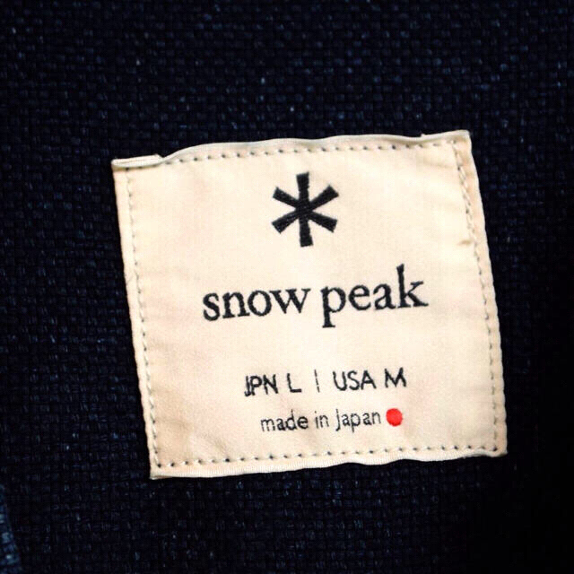 Snow Peak - ☆snow peakノラギ ジャケット☆L刺し子Noragi Snow Peak - ☆snow peakノラギ ジャケット☆L刺し子Noragi
