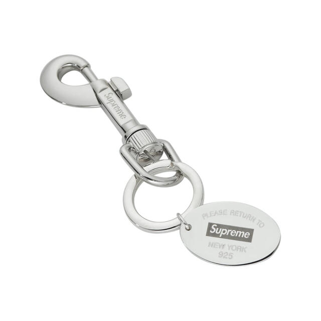 Tiffany & Co.(ティファニー)のSupreme Tiffany Oval Tag Keyring Silver メンズのファッション小物(キーホルダー)の商品写真