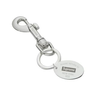 ティファニー(Tiffany & Co.)のSupreme Tiffany Oval Tag Keyring Silver(キーホルダー)