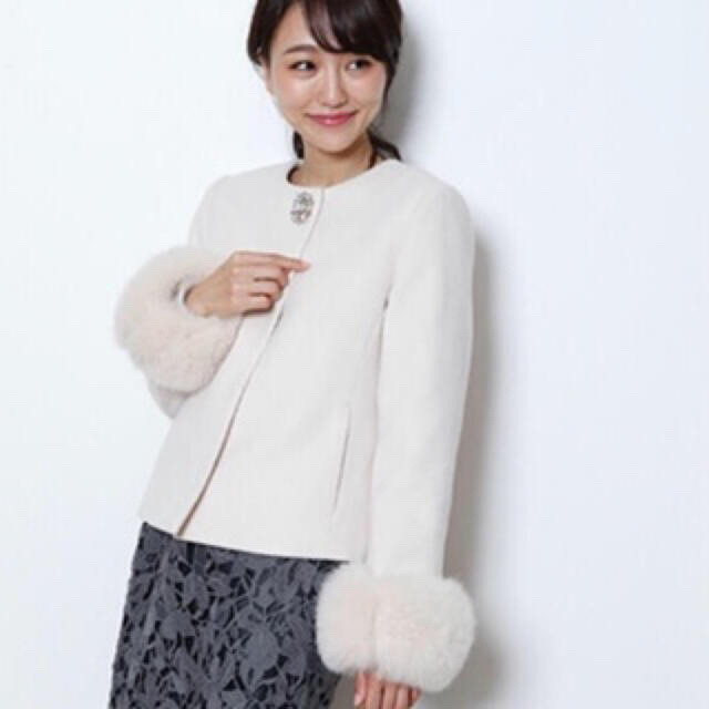 極美品♡ジャスグリッティー♡ビジュー付き2wayショートファーコート 完売品 極美品♡ジャスグリッティー♡ビジュー付き2wayショートファーコート 完売品