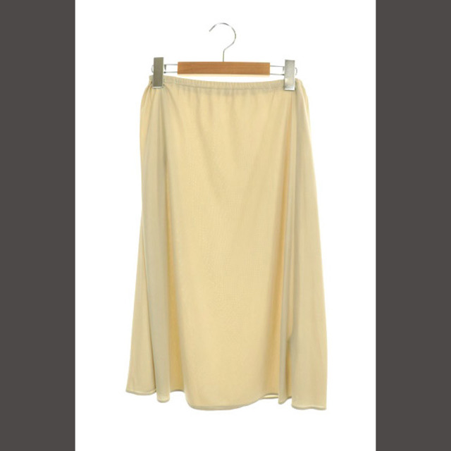 Noble(ノーブル)のノーブル 20SS パールローン ギャザーフレアスカート ロング ペチコート付 レディースのスカート(ロングスカート)の商品写真