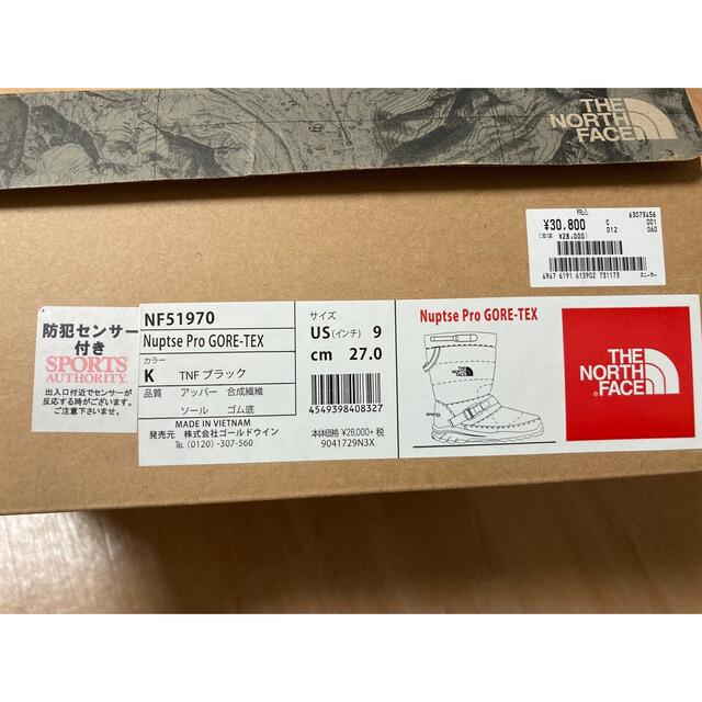 THE NORTH FACE   新品タグ付き ノースフェイス ヌプシプロ ゴアテック