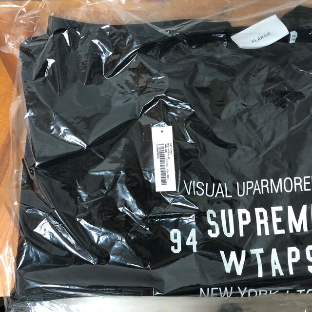 XXL 21FW Supreme WTAPS Crewneck Black