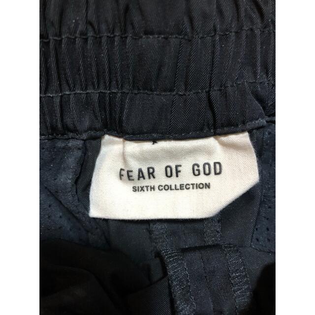 FEAR OF GOD(フィアオブゴッド)のfear of god nylon baggy pants black sサイズ メンズのパンツ(ワークパンツ/カーゴパンツ)の商品写真