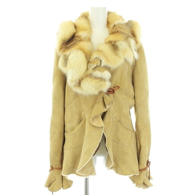 レディース SHEARLING ファーコート ムートンコート 42 3pueR