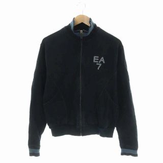 エンポリオアルマーニ(Emporio Armani)のエンポリオアルマーニ ジャケット スウェット ジップアップ L 黒 ブラック(ブルゾン)