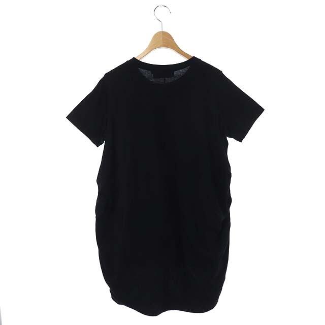 gomme(ゴム)のゴム gomme Tシャツ カットソー 半袖 ドット M 黒 ブラック /DF レディースのトップス(Tシャツ(半袖/袖なし))の商品写真