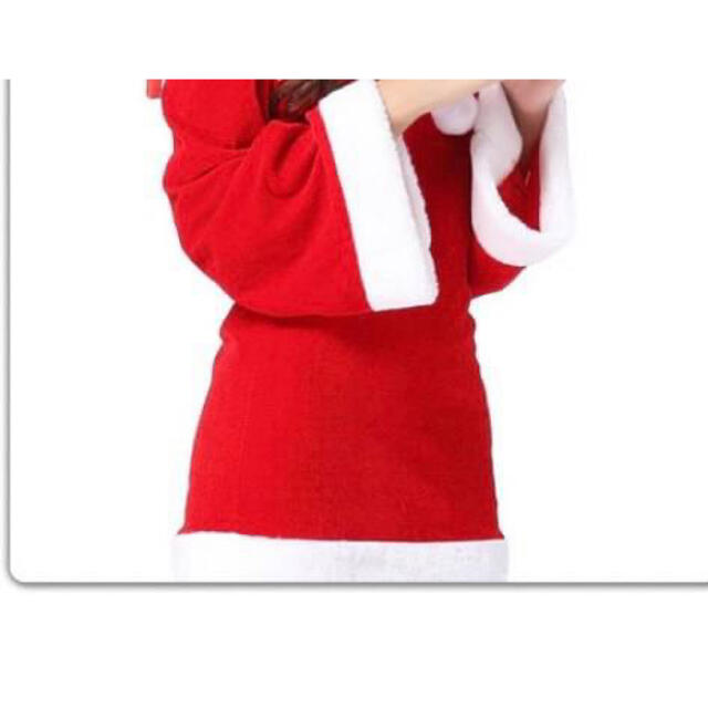 SALEサンタコスプレ オフショル コスプレ クリスマス FREESIZE エンタメ/ホビーのコスプレ(衣装一式)の商品写真