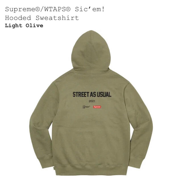 Supreme®/WTAPS® Sic’em!Hooded Sweatshirtメンズ
