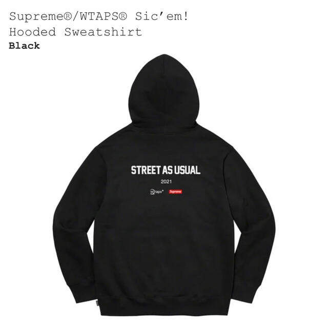 トップスSupreme®/WTAPS® Sic’em!Hooded Sweatshirt