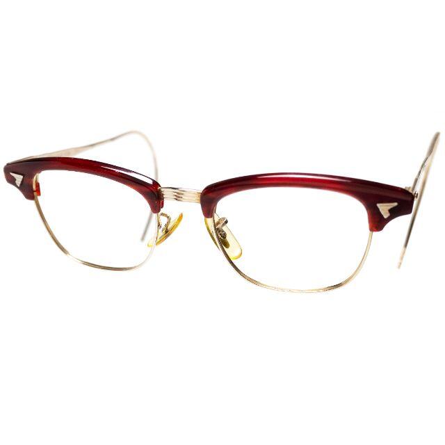 極美品 50s アメリカンオプティカル マルコムX ヴィンテージ メガネ 本金張 メンズのファッション小物(サングラス/メガネ)の商品写真