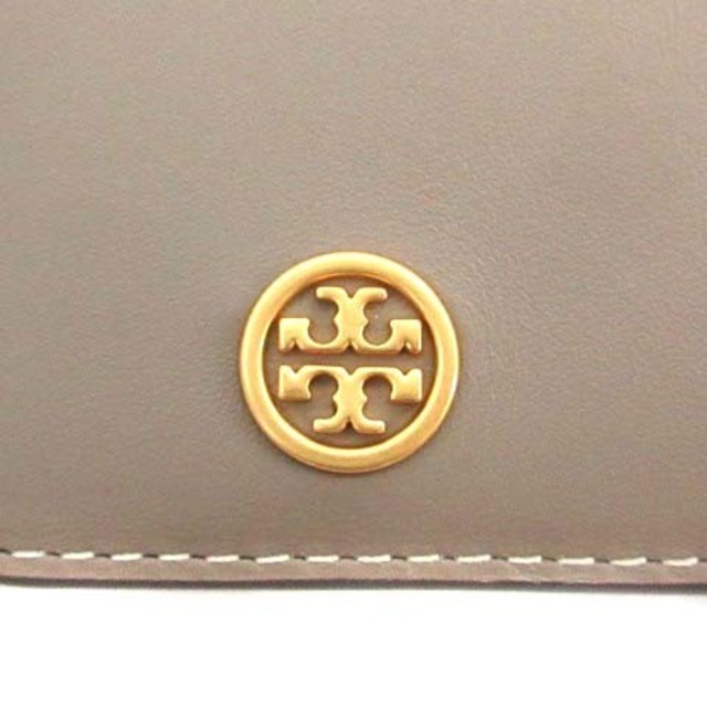 Tory Burch(トリーバーチ)のトリーバーチ カードケース 小銭入れ レザー 牛革 マルチカラー グレー 茶 レディースのファッション小物(コインケース)の商品写真