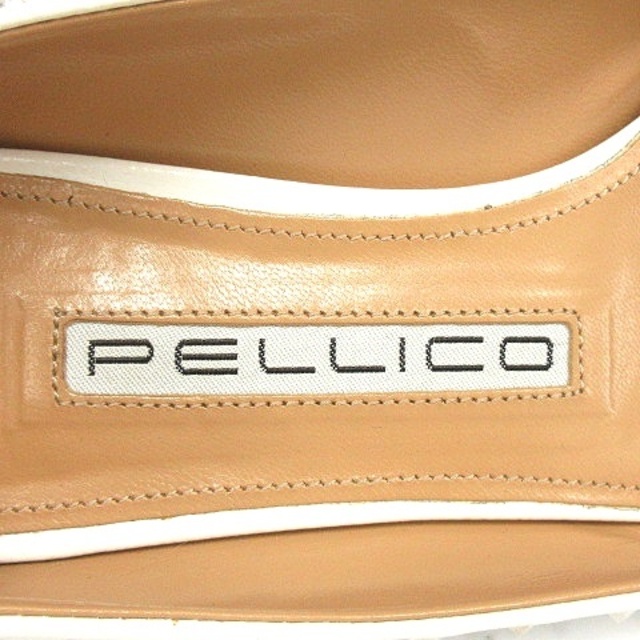 PELLICO(ペリーコ)のペリーコ フラットシューズ パンプス 23.5cm 白 レディースの靴/シューズ(ハイヒール/パンプス)の商品写真