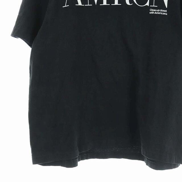 AMERICANA(アメリカーナ)のアメリカーナ JEANS FACTORY ロゴプリントTシャツ カットソー レディースのトップス(その他)の商品写真