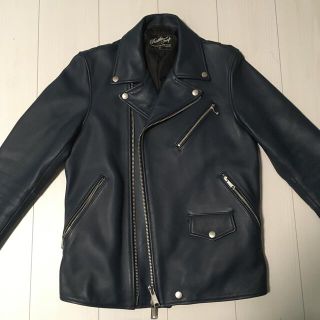 メンズビギ(MEN'S BIGI)のMEN'S BIGI RATTLE TRAP ダブルレザーライダースジャケット(ライダースジャケット)