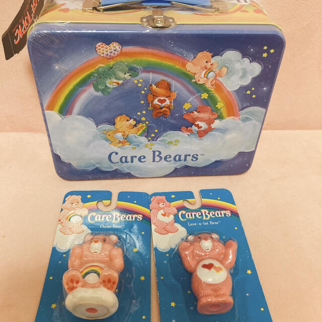 CareBears(ケアベア)のケアベア 缶 フィギュア クリップ エンタメ/ホビーのおもちゃ/ぬいぐるみ(キャラクターグッズ)の商品写真