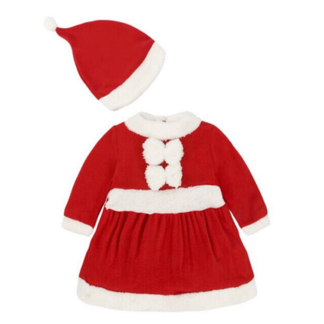 新品　クリスマス　子供　コスプレ　ワンピース キッズ/ベビー/マタニティのキッズ服女の子用(90cm~)(ワンピース)の商品写真