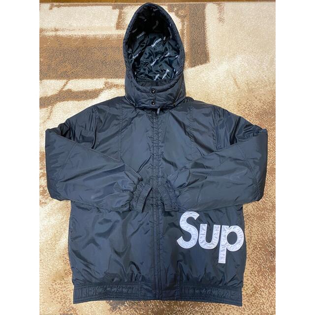 Supreme Sideline Side Logo Parka 16aw 黒