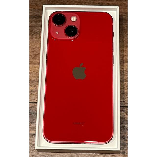 iPhone(アイフォーン)の美品　iPhone13 mini 128GB RED スマホ/家電/カメラのスマートフォン/携帯電話(スマートフォン本体)の商品写真